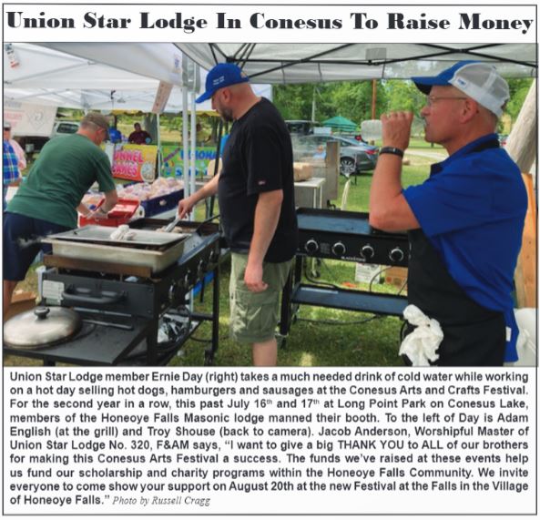 Union Star Lodge In Conesus To Raise Money Union Star Masonic Lodge 320